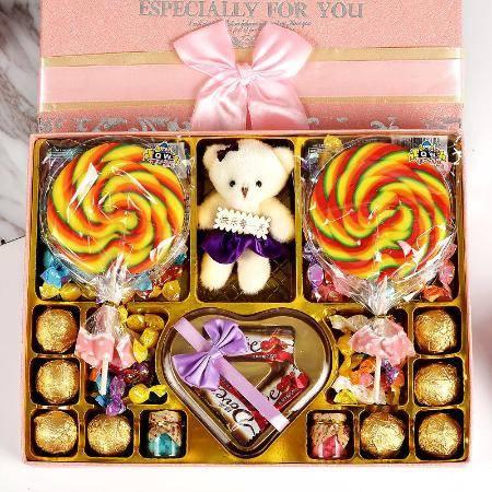 爱心网红棒棒糖怎么画